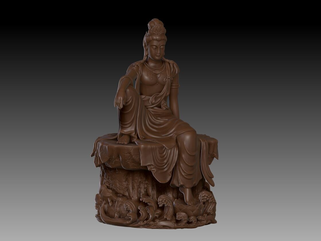 Bodhisattva Guan Yin 3D print model_1