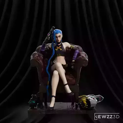 Jinx Arcane Custom 3D print model