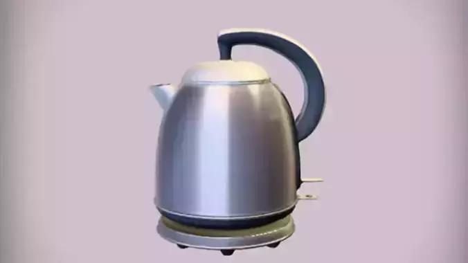Electric kettle 3D Game Ready Model