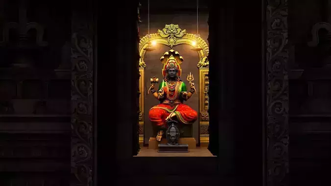 goddess mariamman temple interior