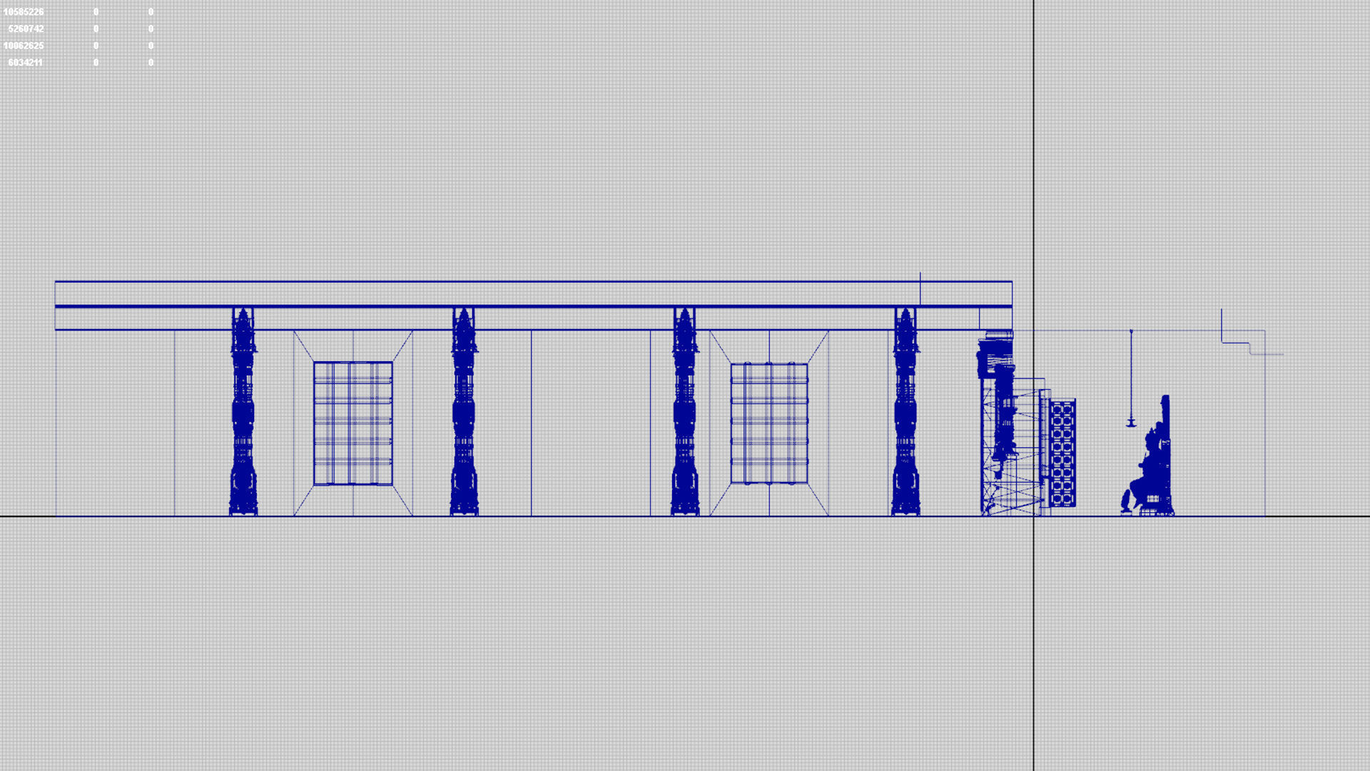 goddess mariamman temple interior 3D model_19