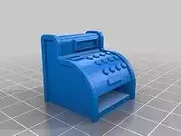 Money register Machine 3D Model
