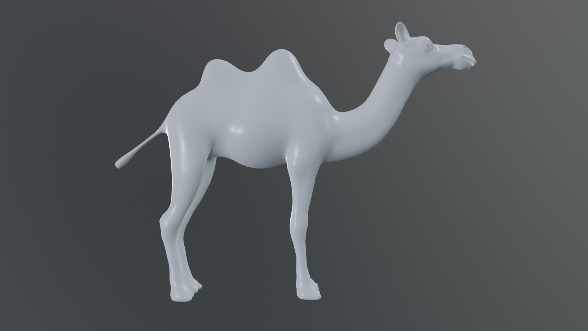 camel  rig  high-poly  textured 3d model 3D model_15