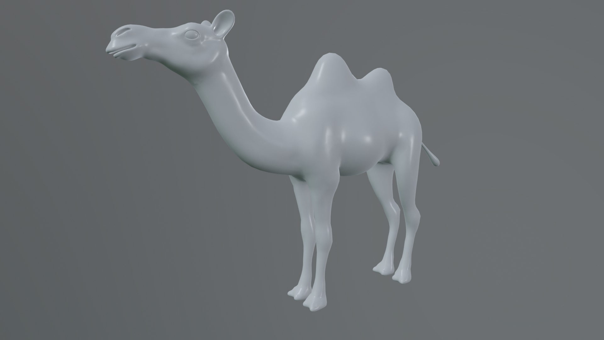 camel  rig  high-poly  textured 3d model 3D model_12