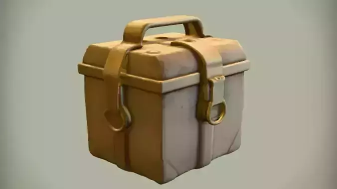  secure container 3D Game Ready Model