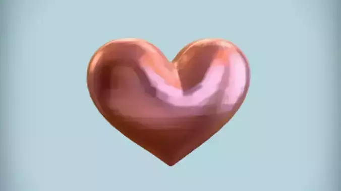 pink heart shape