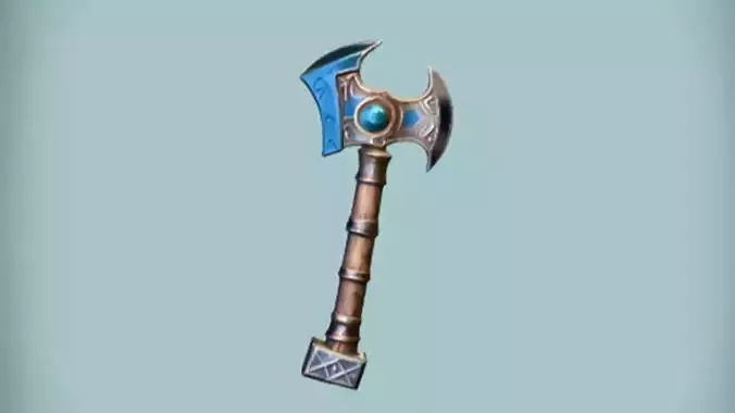 ornate fantasy axe