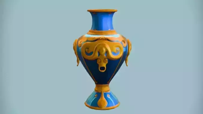 ornate ceramic vase