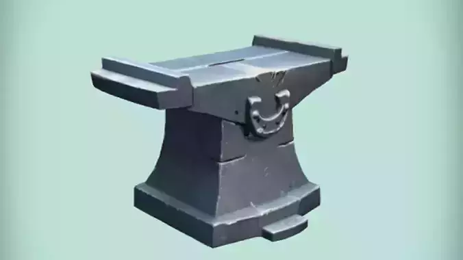 medieval style blacksmith anvil