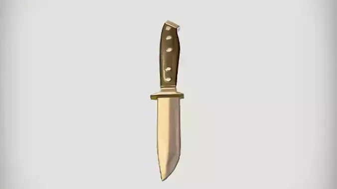 kitchen knife  3D Game ready Model
