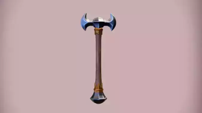 Double headed fantasy axe