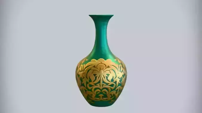 decorative floral vase 
