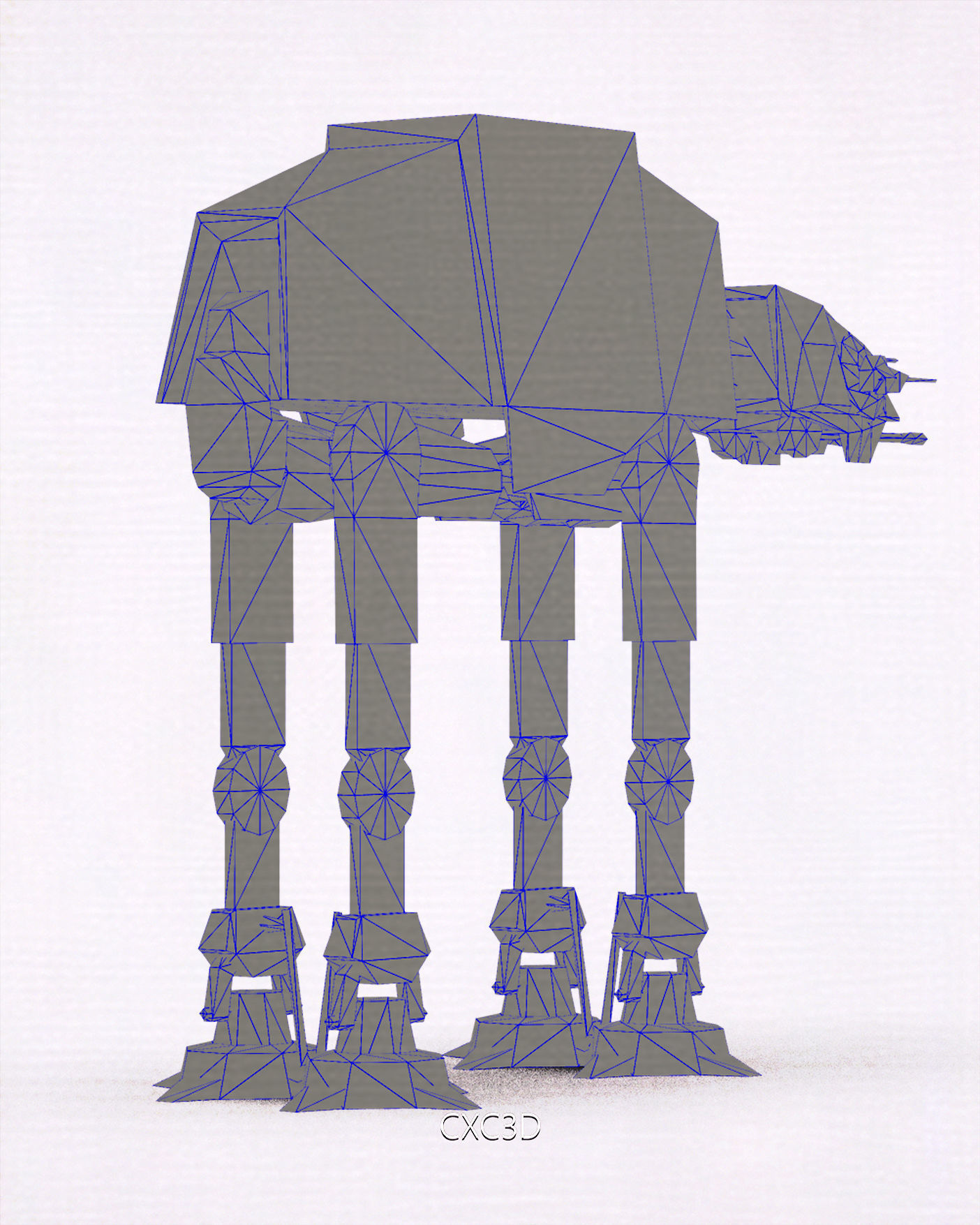 AT-AT Star Wars 3D model_23