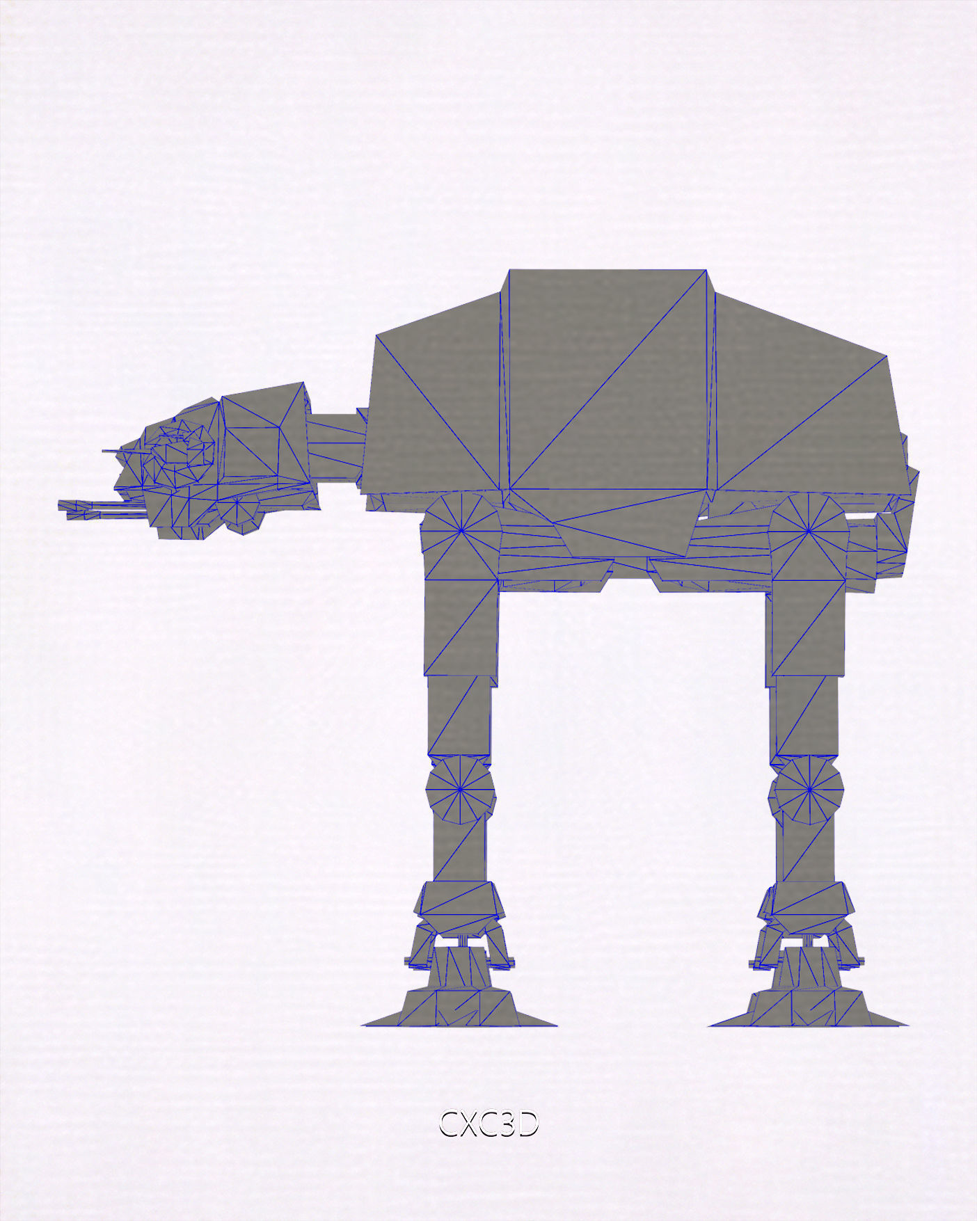 AT-AT Star Wars 3D model_19