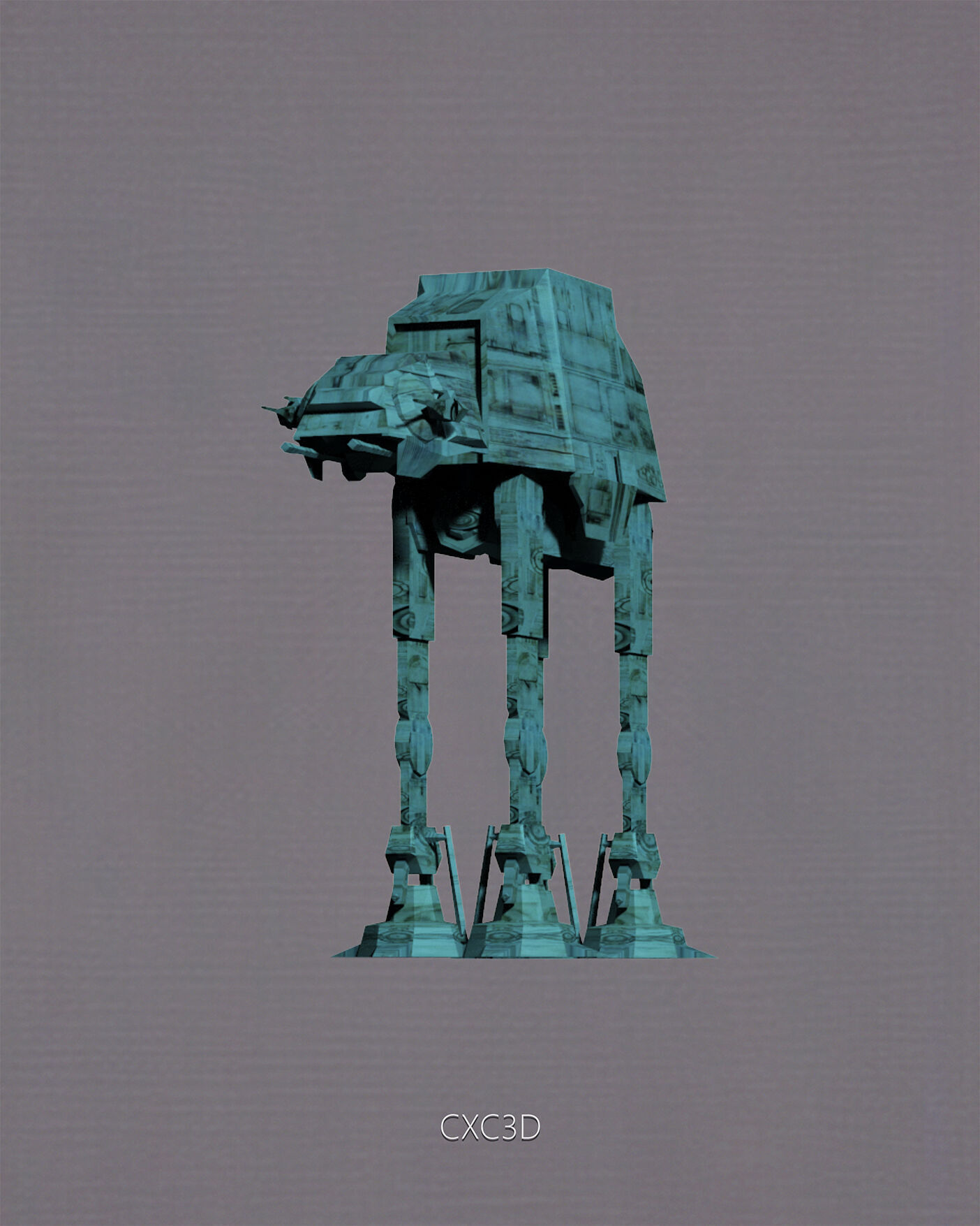 AT-AT Star Wars 3D model_16