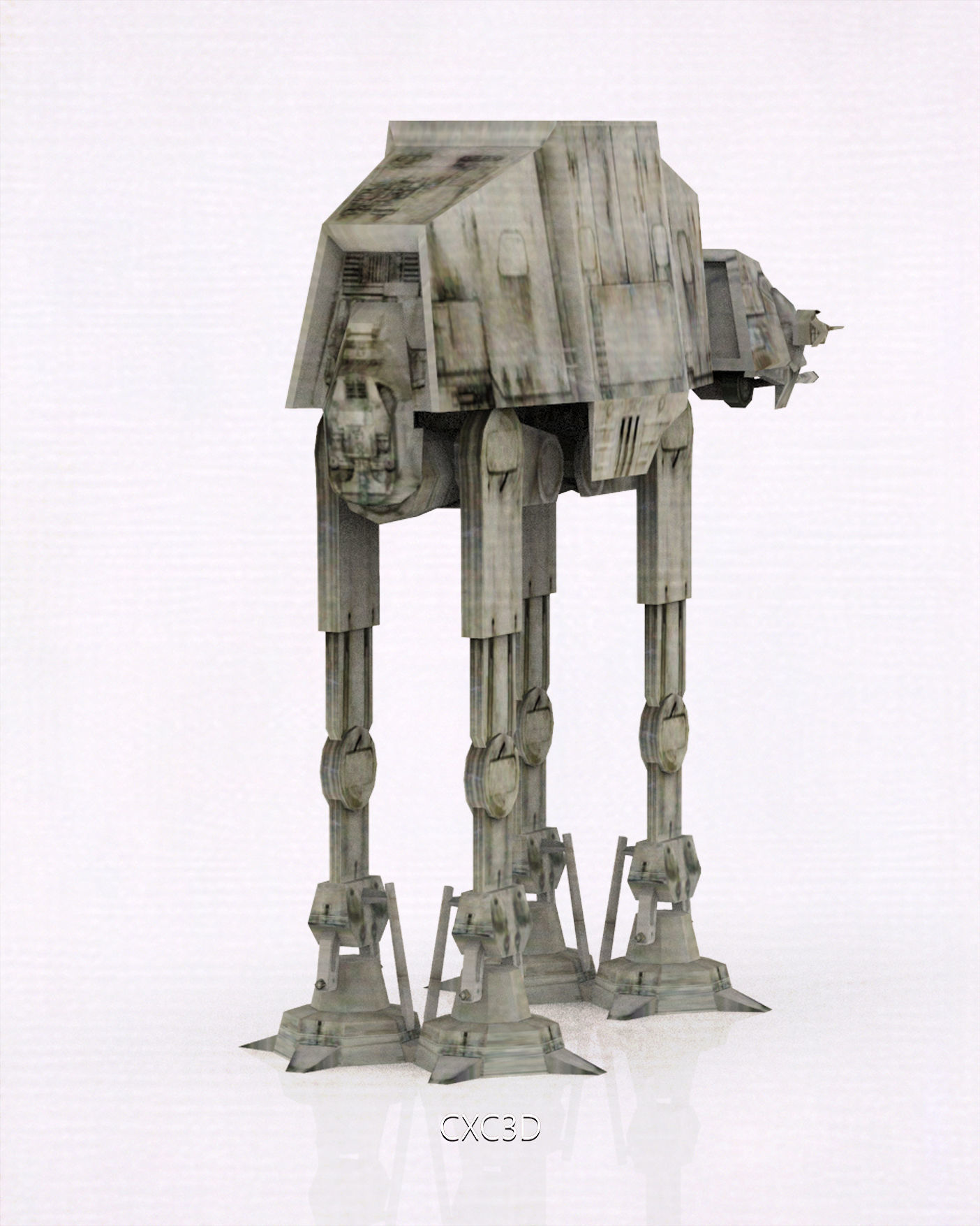 AT-AT Star Wars 3D model_7