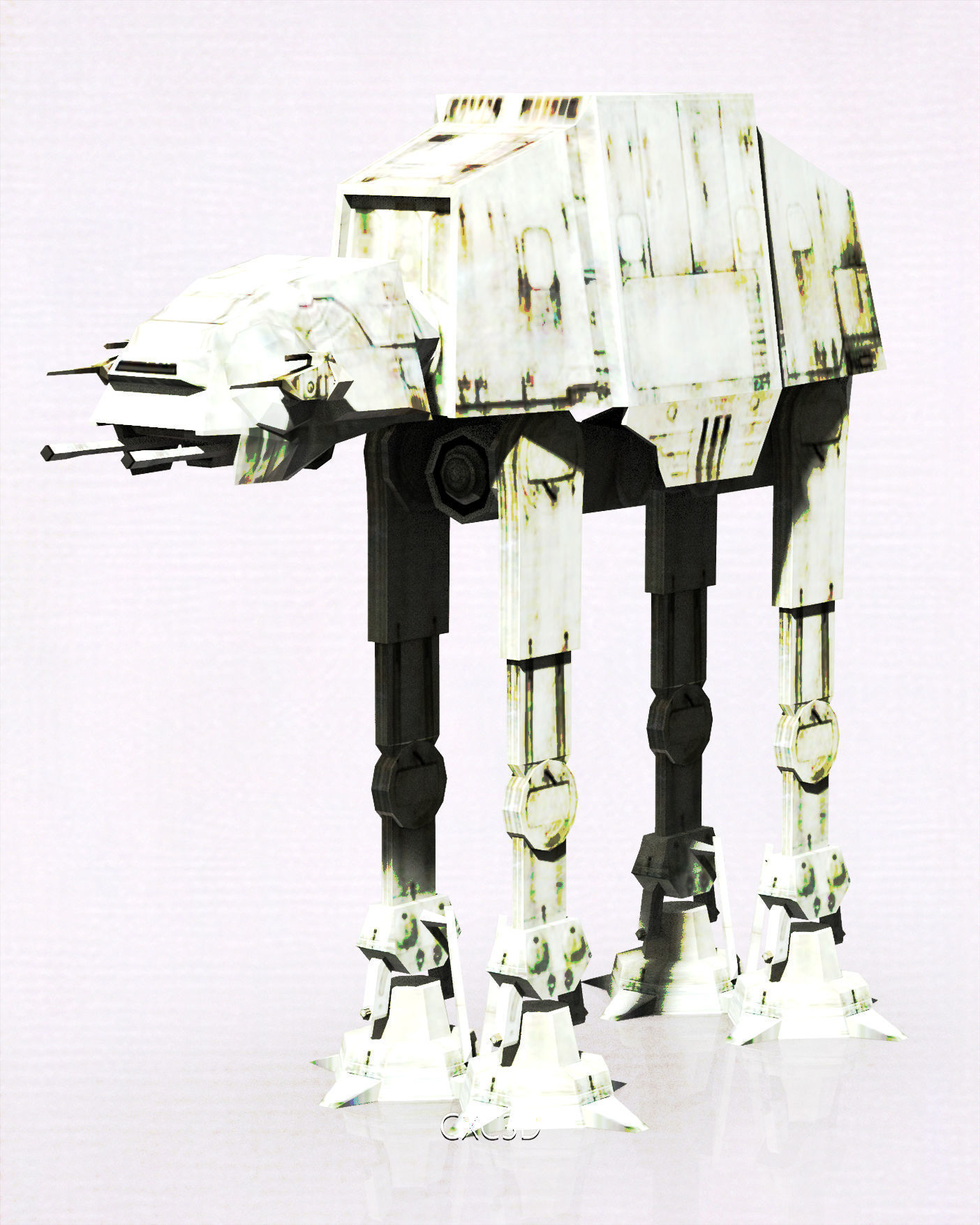 AT-AT Star Wars 3D model_14