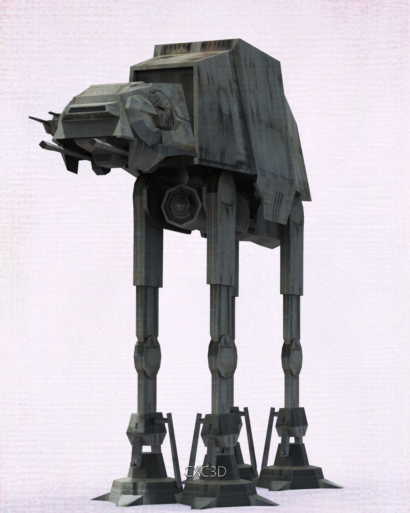 AT-AT Star Wars 3D model_17