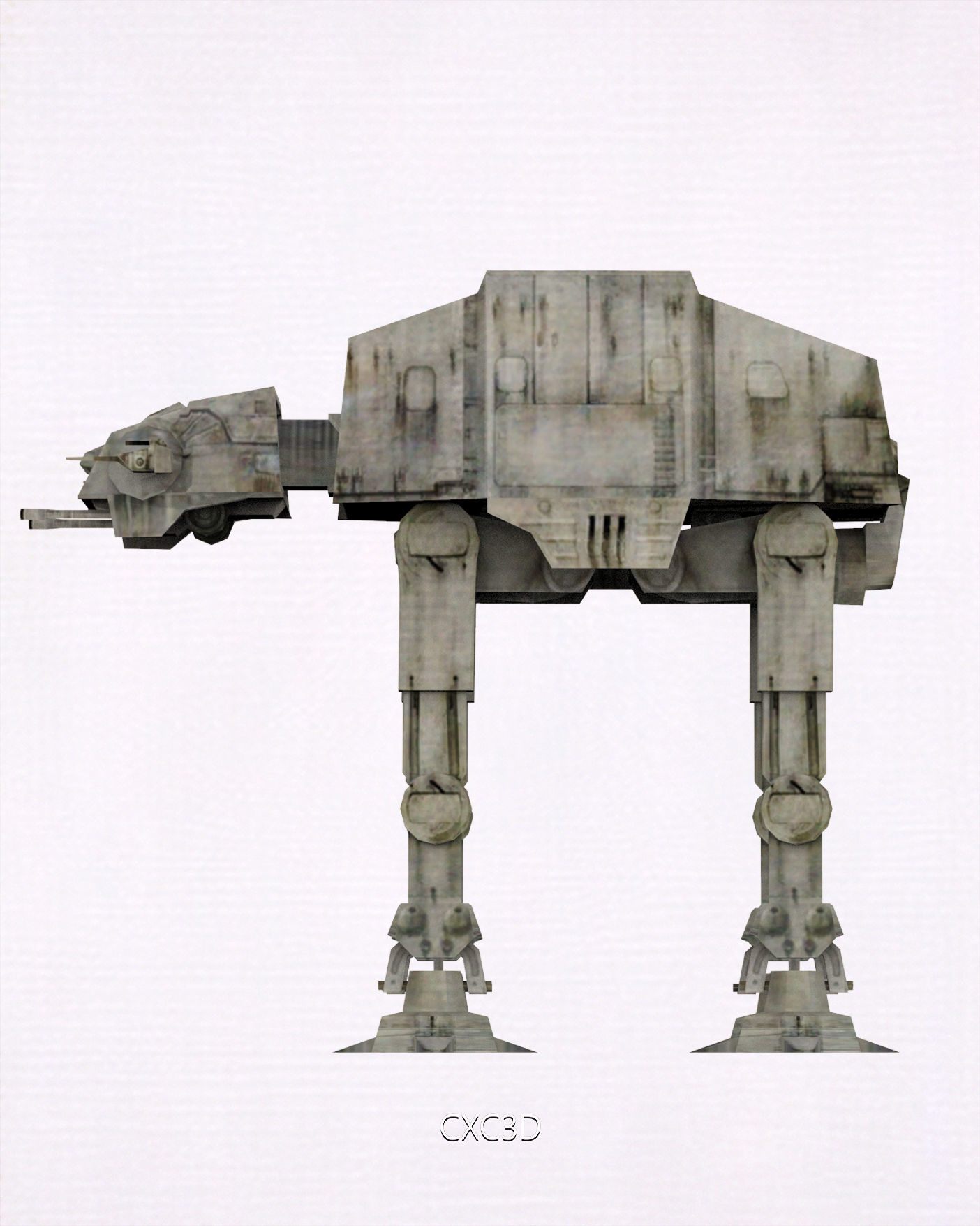 AT-AT Star Wars 3D model_4