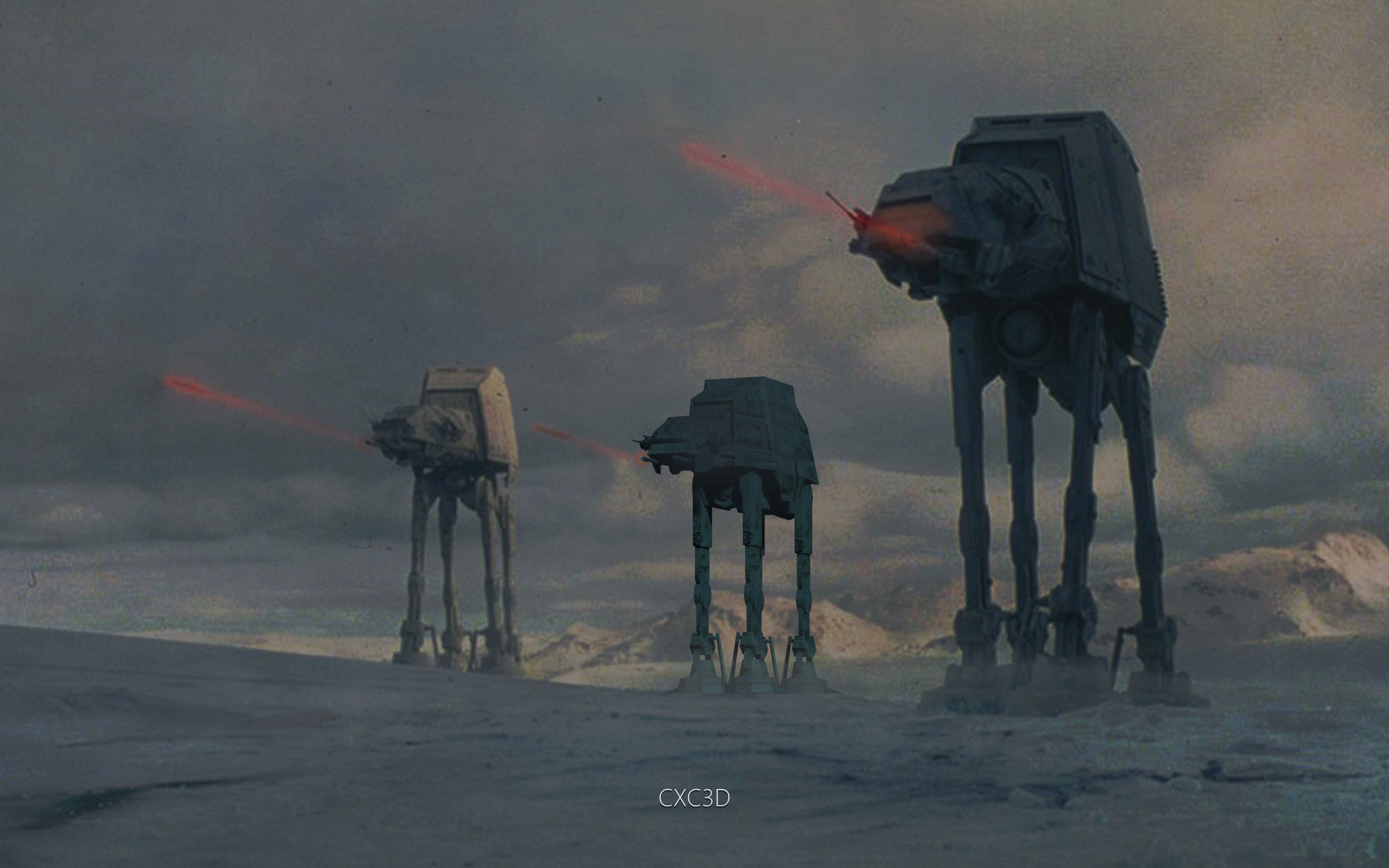 AT-AT Star Wars 3D model_1