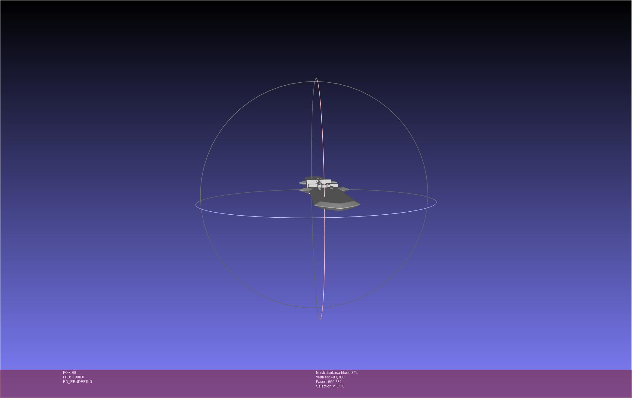 Dr Stone Tsukasa Double Sword 3D print model_13