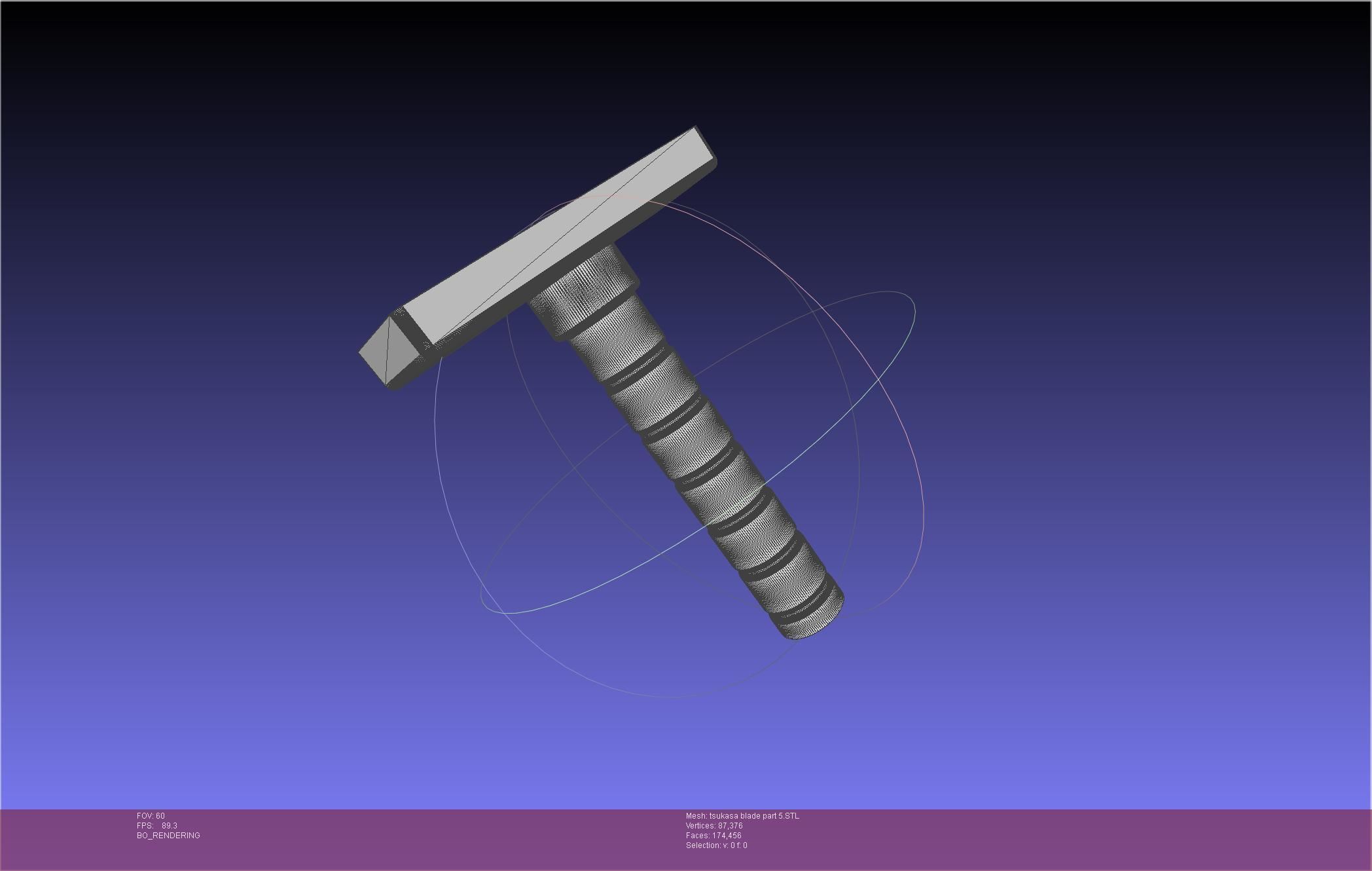 Dr Stone Tsukasa Double Sword 3D print model_65