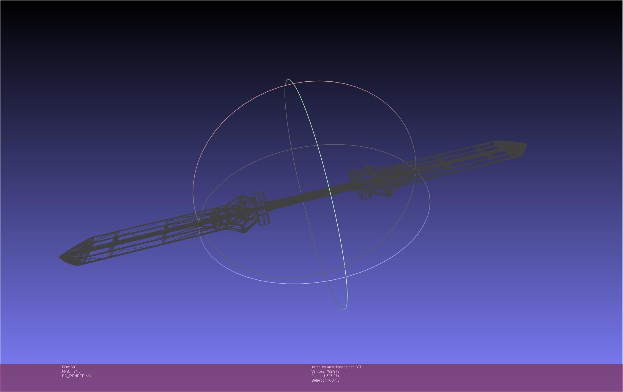 Dr Stone Tsukasa Double Sword 3D print model_94