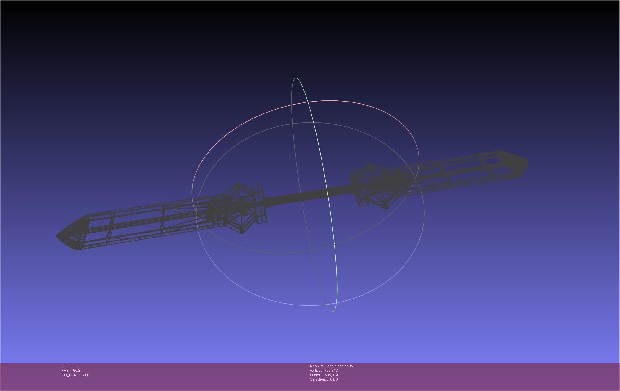 Dr Stone Tsukasa Double Sword 3D print model_93