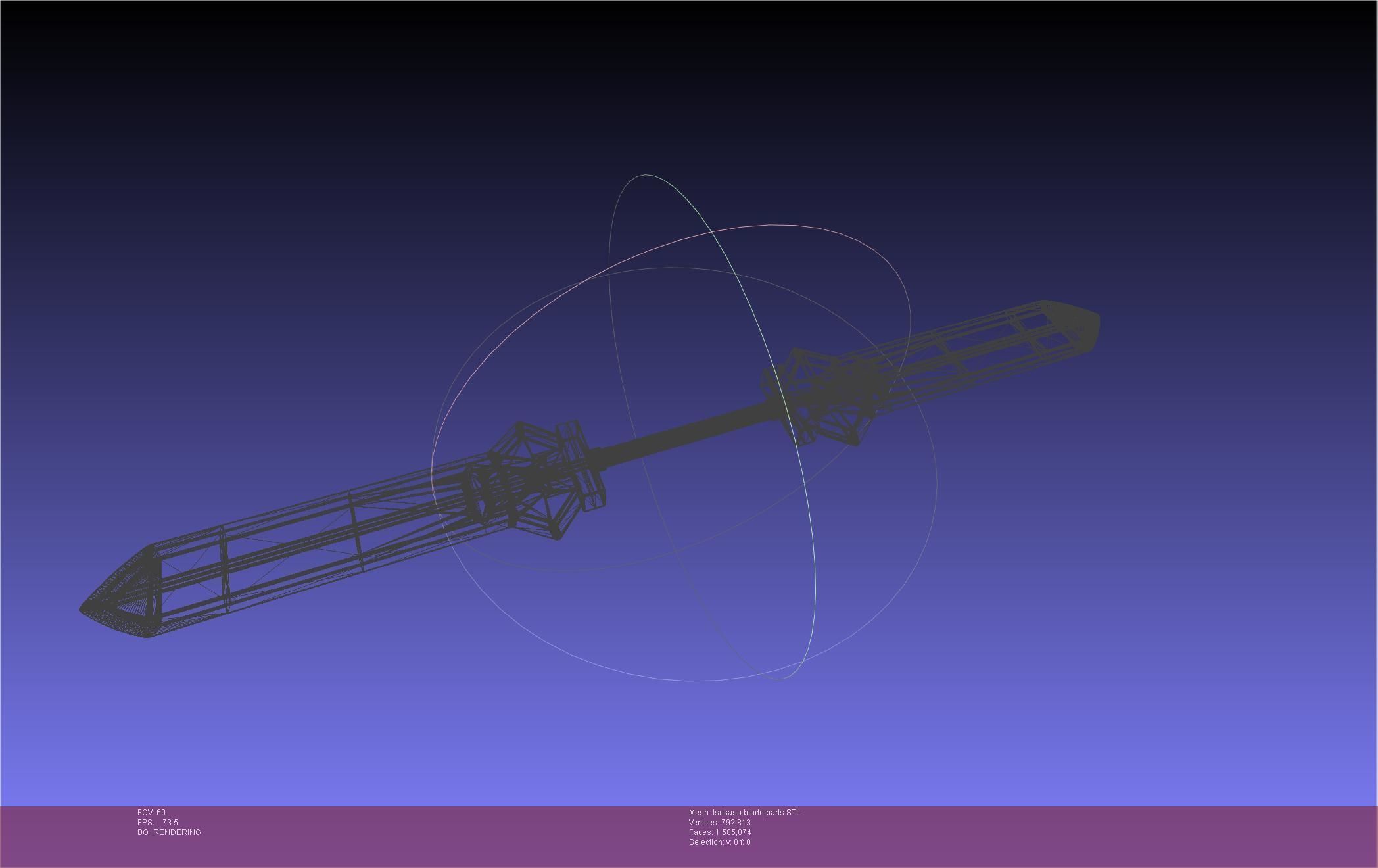 Dr Stone Tsukasa Double Sword 3D print model_95