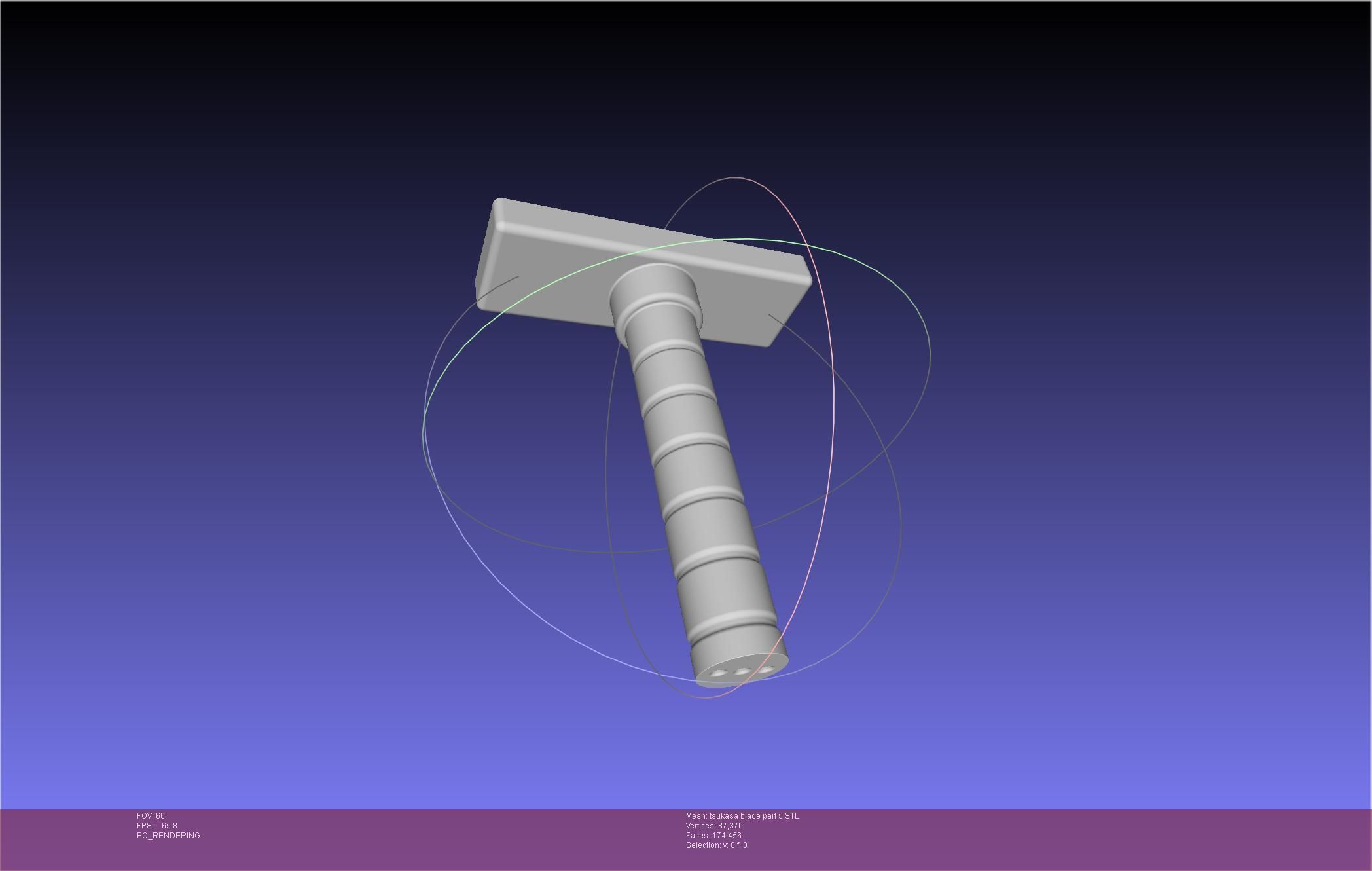 Dr Stone Tsukasa Double Sword 3D print model_61