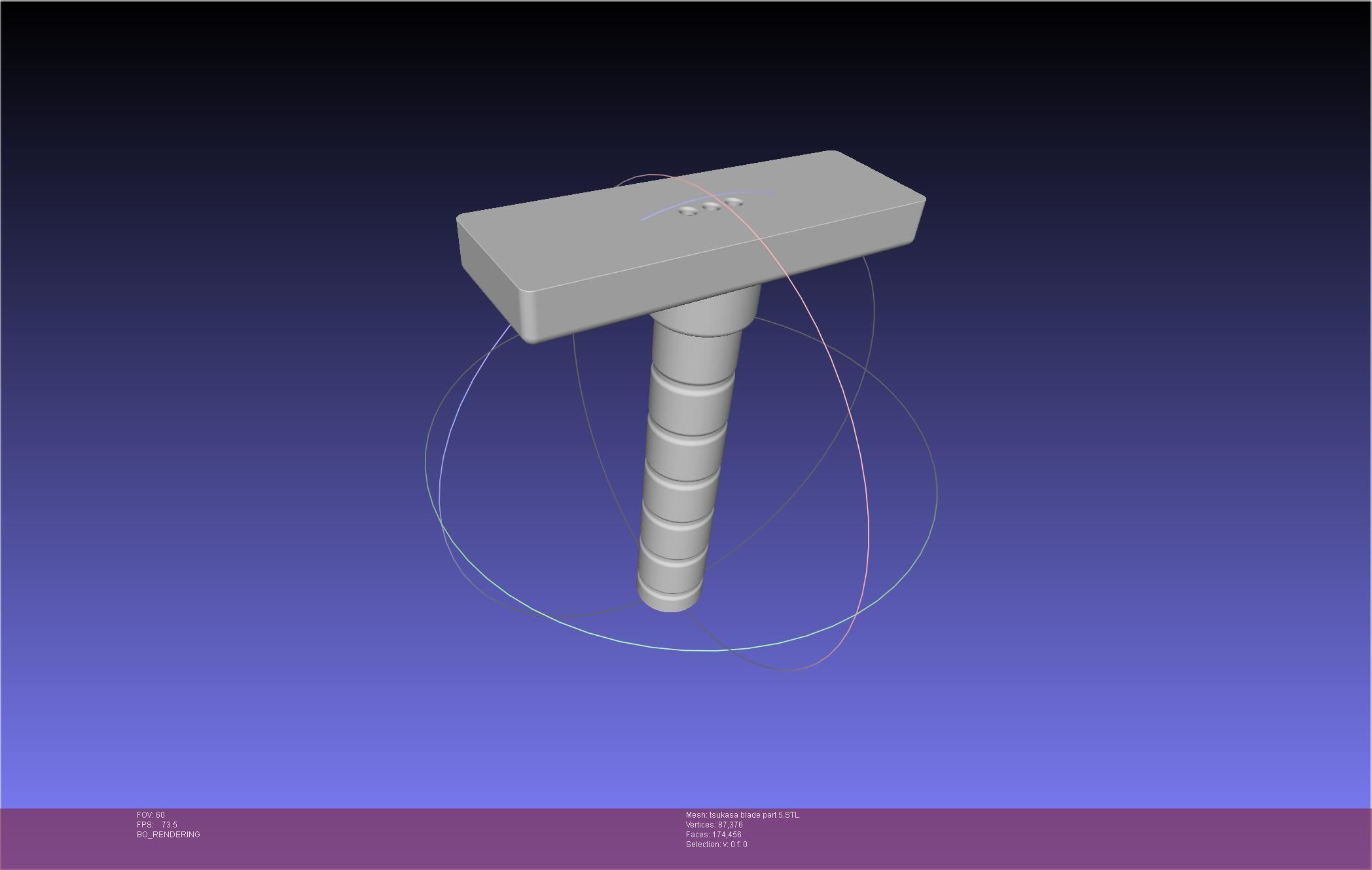 Dr Stone Tsukasa Double Sword 3D print model_60