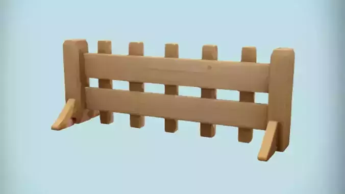 wooden fence structure