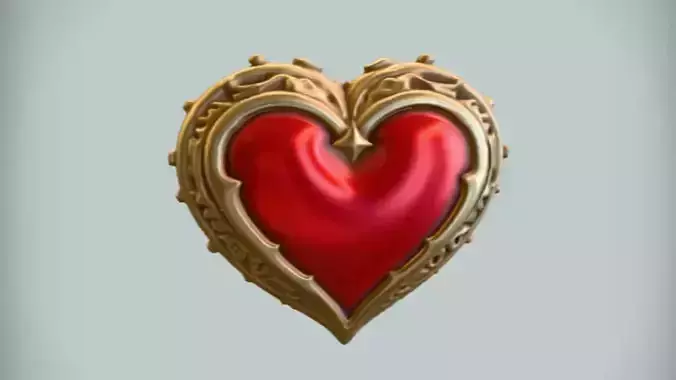 ornamental heart shaped object