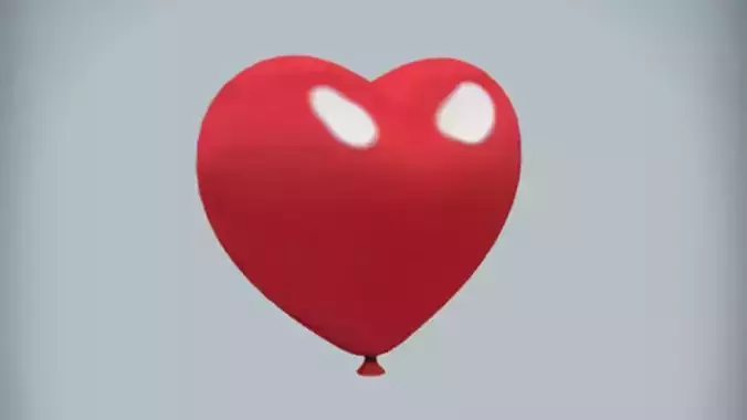 heart shaped balloon