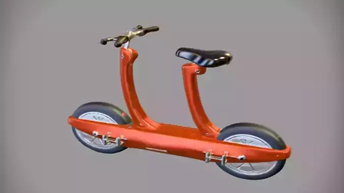 Electric scooter  3D Game Ready Model