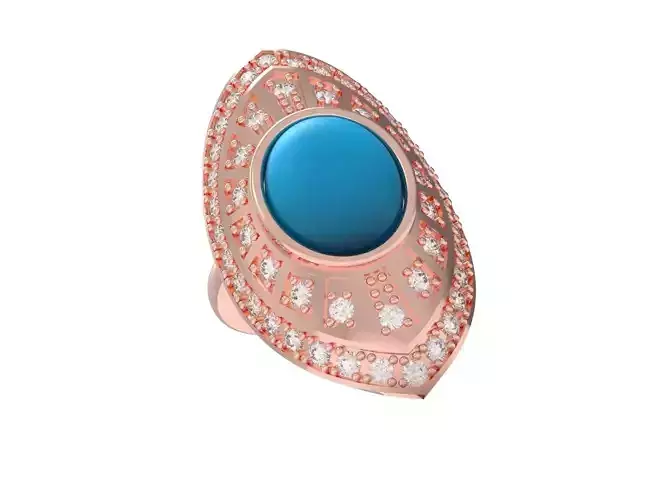 Beautiful Ring 3D print model