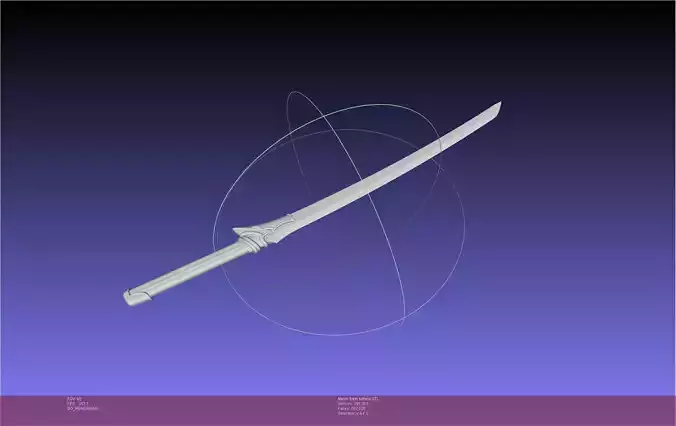 Sword Art Online ALO Klein Katana 3D print model