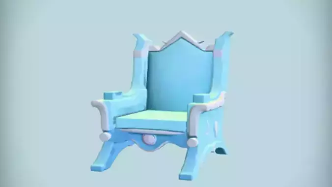 ornate high back throne chair