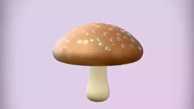 Mushroom with spotted cap