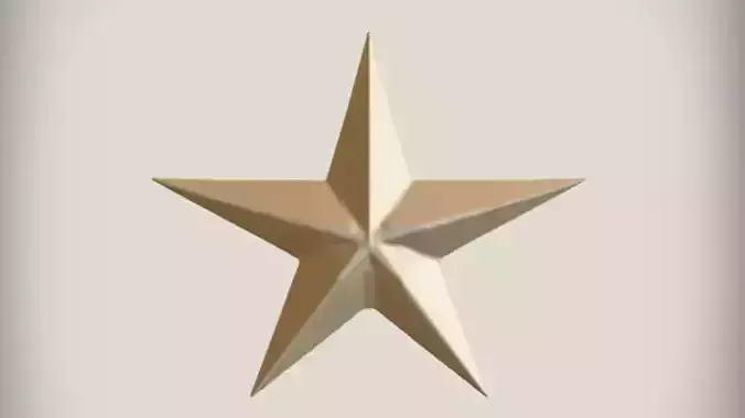 eight pointed star decoration