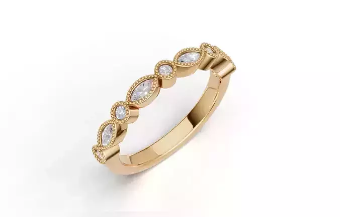 Jewelry 3D Models with render and 3dm stl -1-FL3-239