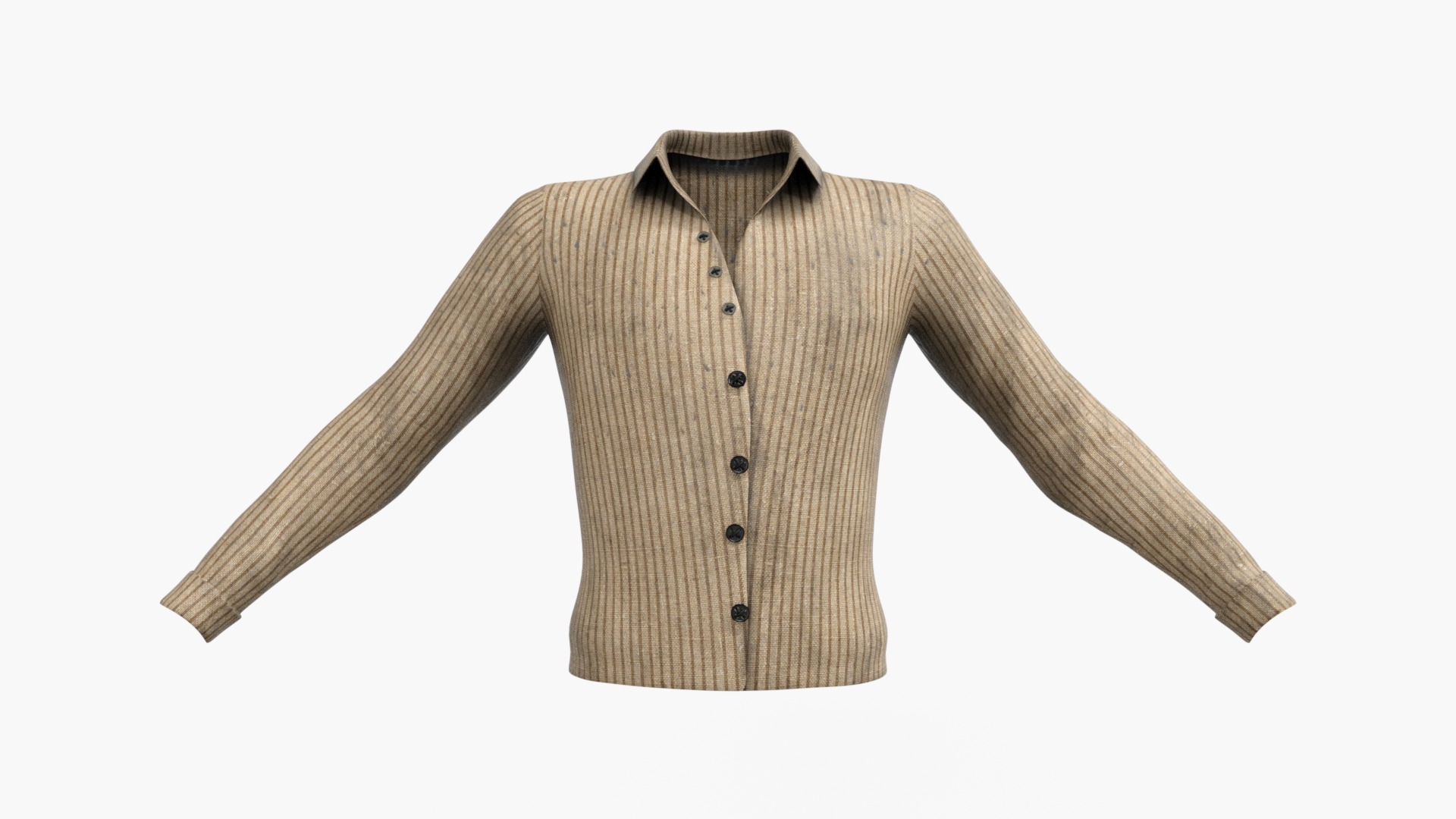 Wild West Sunset Rider Cowboy Low-poly 3D model_12