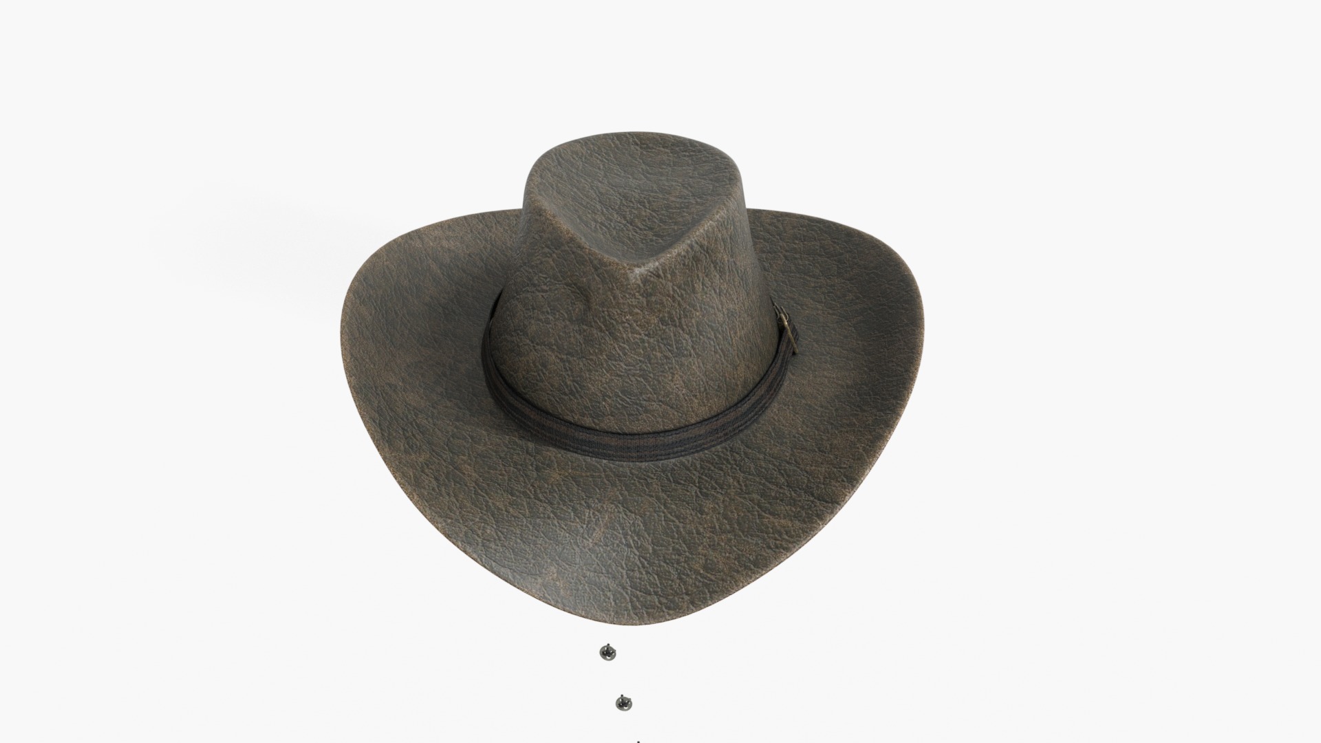 Wild West Sunset Rider Cowboy Low-poly 3D model_15