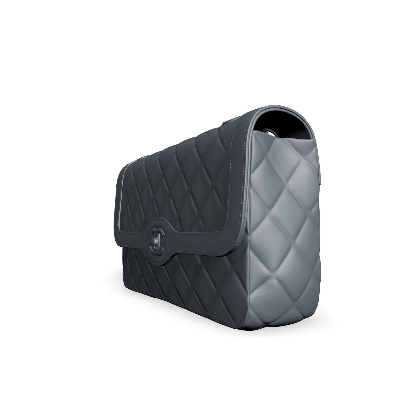 handbag two tone 3D print model_3