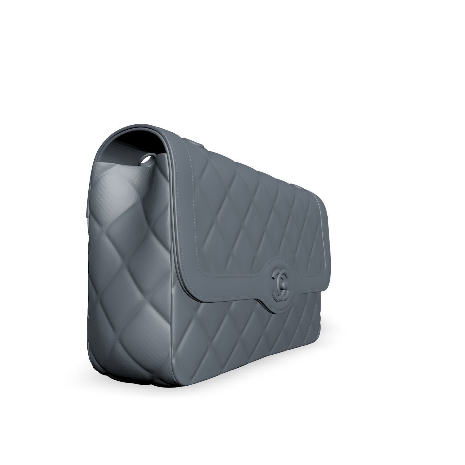 handbag two tone 3D print model_12