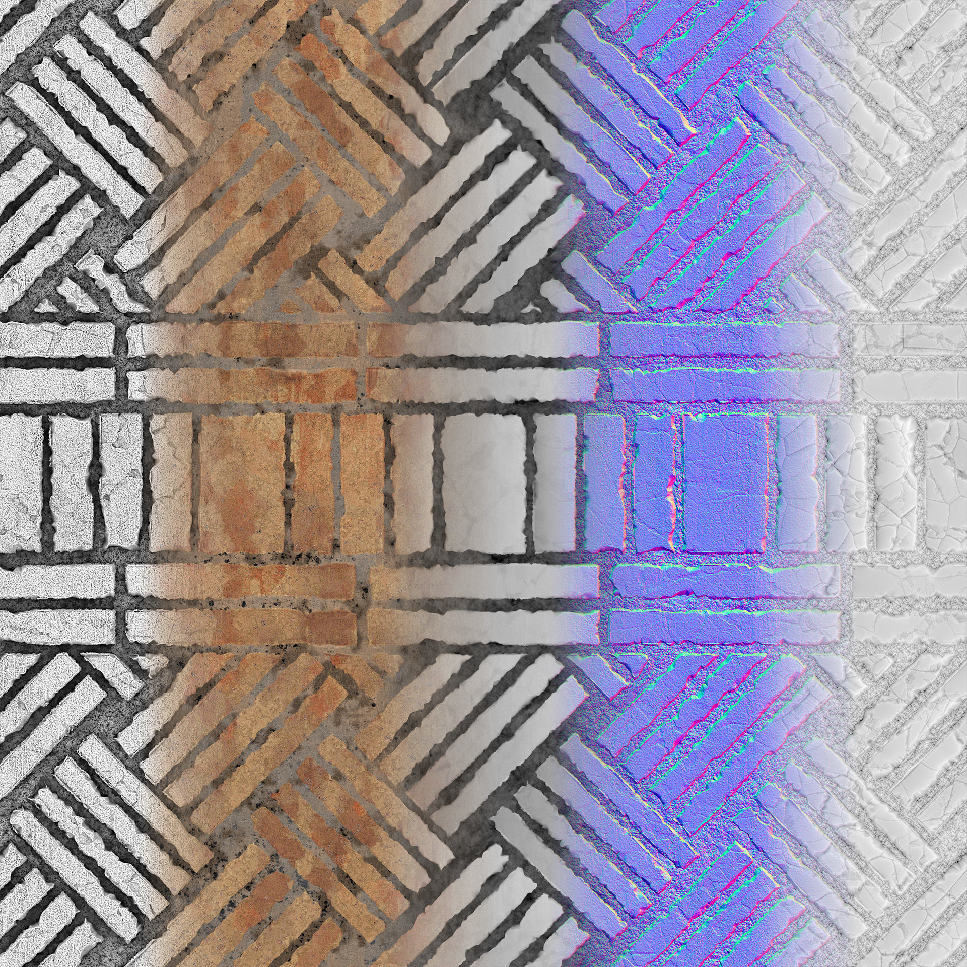 PBR Bricks 07 - realistic - seamless 4K brick texture Texture | CGTrader