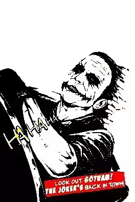 Joker Dark knight 3d print magnet