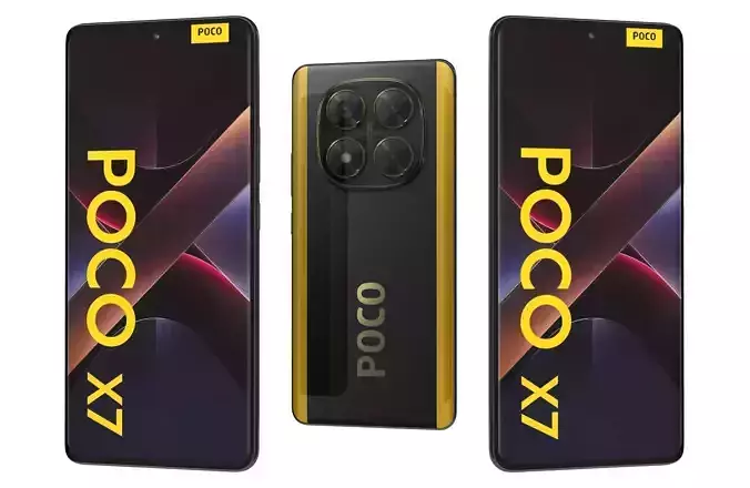 Xiaomi Poco X7 Black 3D model