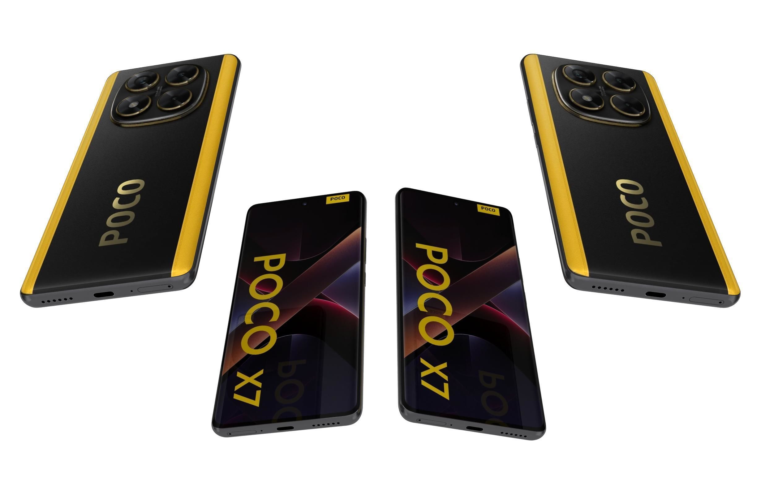 Xiaomi Poco X7 All Colors 3D model_12