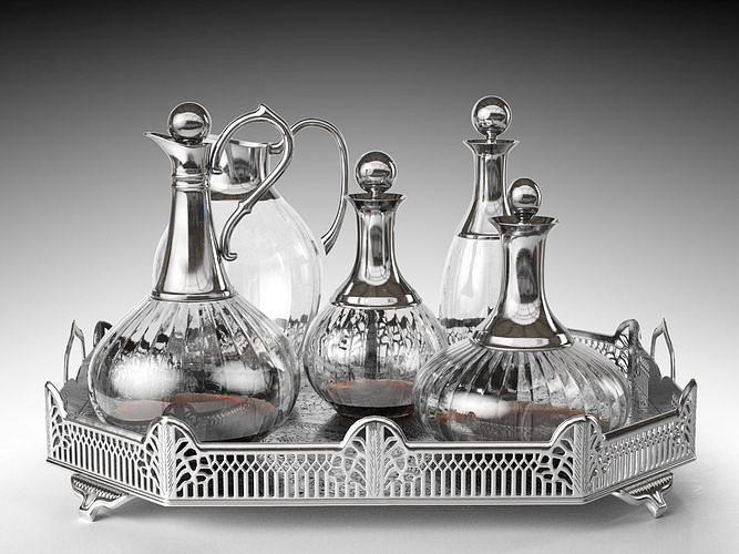 Decanter Composition 3D model